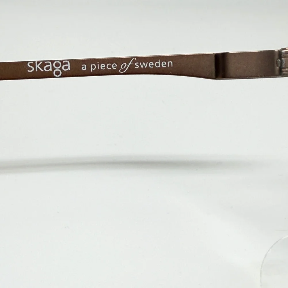 Skaga 2830 Tradition Titanium Eyeglasses Frames Brown 54-18-135 260 21586‎